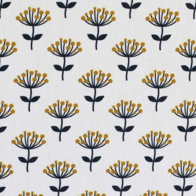 Baumwolle "Jule" weiß mit Pusteblumen